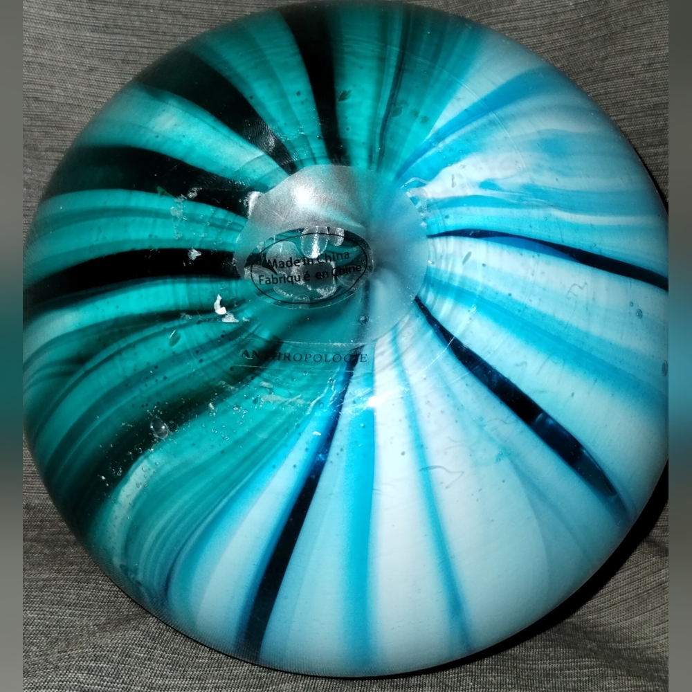 Antheopologie Tonal Lilith Glass Vase ~ Sold Out At Anthropologie, Stunning! - Picture 14 of 15